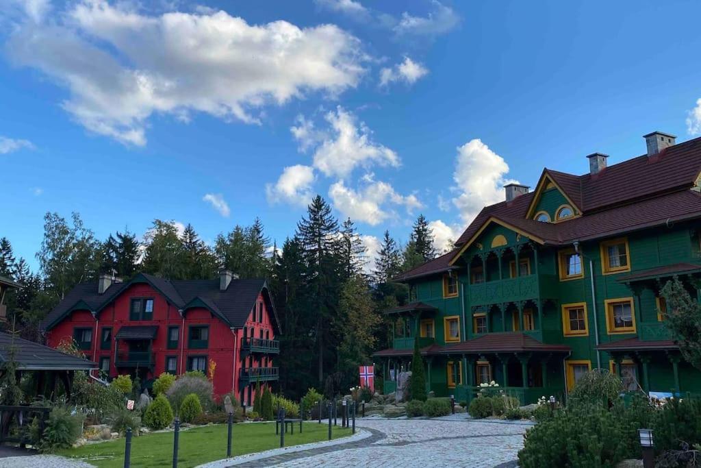 Dolina Wikingow-Apartament Suite Z Tarasem W Ogrodzie, Miejscem W Garazu I Dostepem Do Strefy Wellness Szklarska Poręba Kültér fotó